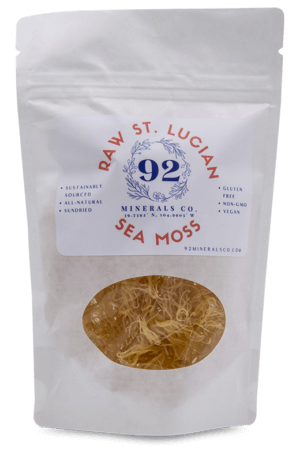 package of raw sea moss